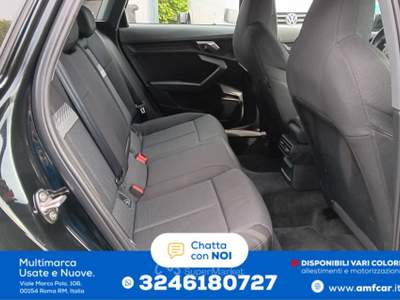 Audi A3 Sportback 35 TDI S line Climatizzatore a LED Sedili riscaldabili Nero usata Roma