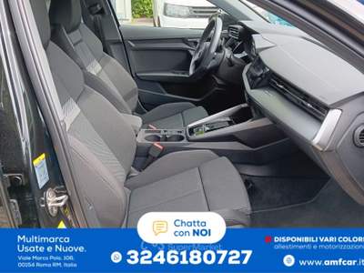 Audi A3 Sportback 35 TDI S line Climatizzatore a LED Sedili riscaldabili Nero usata Roma