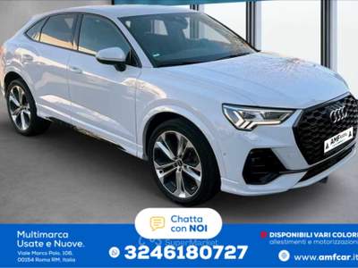 Audi Q3 Sportback S line 40 2.0 TDI quattro S-tronic Bianco usata Roma