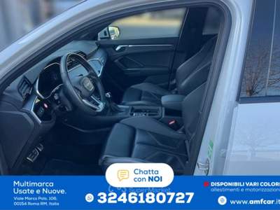 Audi Q3 Sportback S line 40 2.0 TDI quattro S-tronic Bianco usata Roma