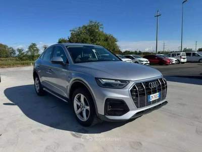 Audi Q5 Sportback 40 2.0 tdi Advanced 4x4 s-tronic GM782GG Argento usata Basiliano