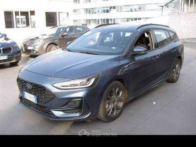 Ford Focus Focus 2022 SW 1.0 ecoboost h ST-Line 125cv powersh Blu/Azzurro usata Basiliano