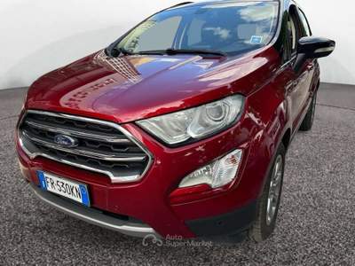 Ford EcoSport 2018 1.0 EcoBoost 125cv Titanium autom.powershift Argento usata Empoli