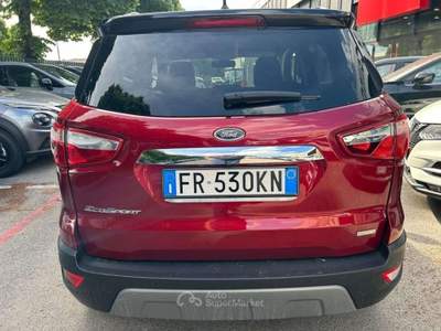 Ford EcoSport 2018 1.0 EcoBoost 125cv Titanium autom.powershift Argento usata Empoli
