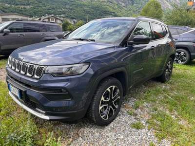 Jeep Compass 1.3 Turbo T4 190 CV PHEV AT6 4xe Limited Blu/Azzurro usata Montecrestese