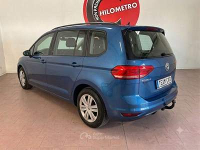 Volkswagen Touran 2.0 TDI 115 CV DSG Executive 7 Posti, Unicoproprie Blu/Azzurro usata Crocetta del Montello