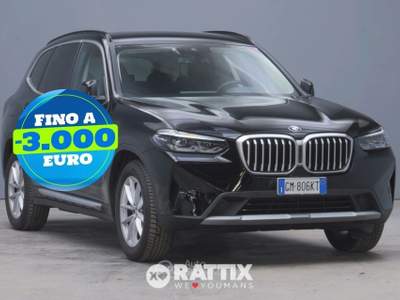 BMW X3 x3 sdrive18d mhev 48v auto Nero usata Barzago