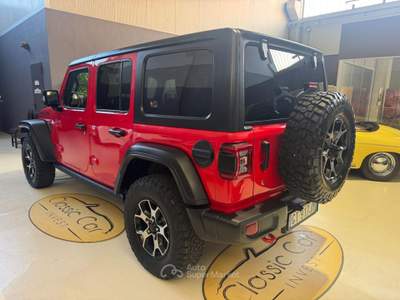 Jeep Wrangler Unlimited 2.2 Mjt II RUBICON Rosso usata Medesano