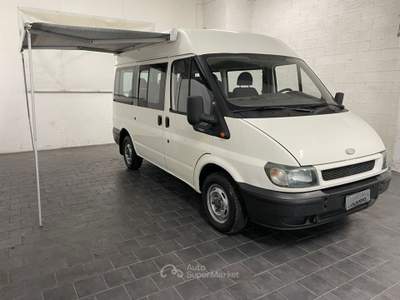 Ford Transit/Tourneo/Bus 2.0 TD 75CV 9POSTI+TENDALINO+GANCIOTRAINO Bianco usata Fossano