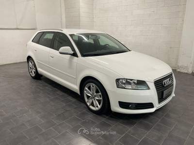 Audi A3 Sportback 2.0 TDI 140cv Ambition-UNIPRO Bianco usata Fossano