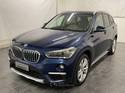 BMW X1 xDrive18d xLine Aut-PELLE-LED-NAVI Blu/Azzurro usata Fossano