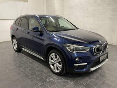 BMW X1 xDrive18d xLine Aut-PELLE-LED-NAVI Blu/Azzurro usata Fossano