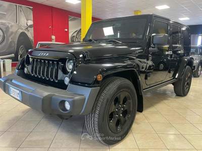 Jeep Wrangler Unlimited 2.8 CRD DPF Sahara E5/PELLE/NAVI Nero usata Bozzolo