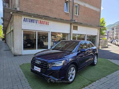 Audi Q2 Q2 35 1.5 tfsi S line S tronic 150cv Blu/Azzurro usata Aosta