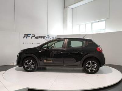Citroen C3  - c3 puretech 83 s&s feel pack Nero usata Civitanova Marche