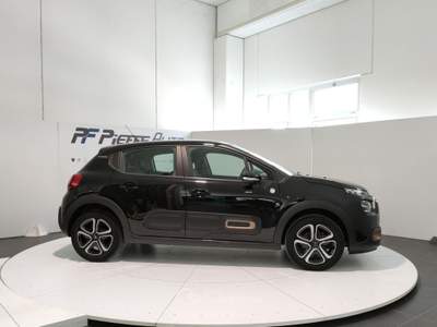 Citroen C3  - c3 puretech 83 s&s feel pack Nero usata Civitanova Marche