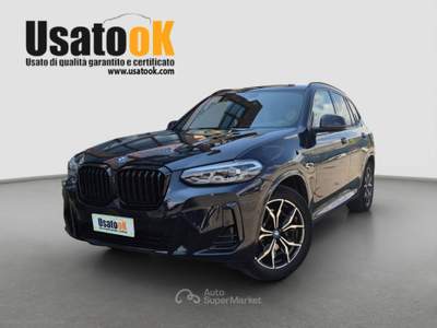 BMW X3 X3 xDrive30e Msport IBRIDA PLUG-IN Nero usata AVIGLIANA