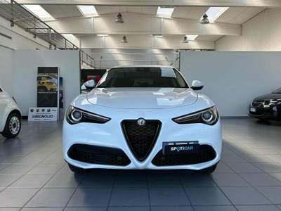 Alfa Romeo Stelvio 2.0 Turbo 200 CV AT8 Q4 Business Bianco usata Vercelli