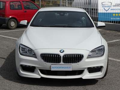 BMW Serie 6 640i i xDrive Coupé Msport Edition Bianco usata Roma