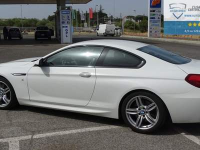 BMW Serie 6 640i i xDrive Coupé Msport Edition Bianco usata Roma