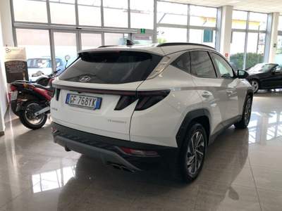 Hyundai Tucson 1.6 T-GDI 48V DCT XLine Bianco usata Bareggio
