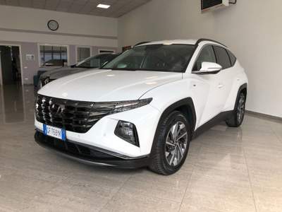 Hyundai Tucson 1.6 T-GDI 48V DCT XLine Bianco usata Bareggio