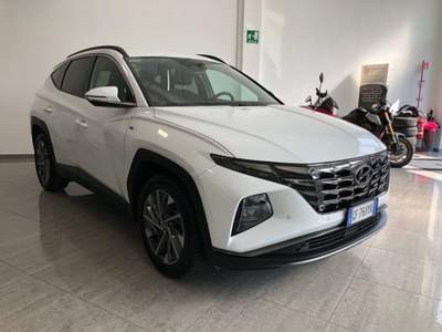 Hyundai Tucson 1.6 T-GDI 48V DCT XLine Bianco usata Bareggio
