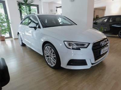 Audi A3 SPB 30 TFSI Admired PAC. S LINE Bianco usata Roma