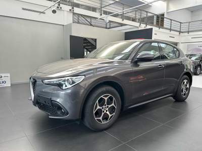 Alfa Romeo Stelvio 2.2 Turbodiesel 190 CV AT8 Q4 Super Business Grigio usata Vercelli