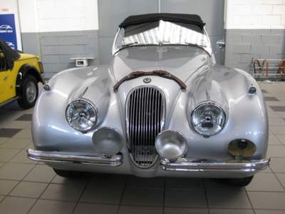 Jaguar XK 120 OTS Roadster TARGA ASI ORO- FIVA- MILLE MIGLIA Argento usata TREZZANO SUL NAVIGLIO