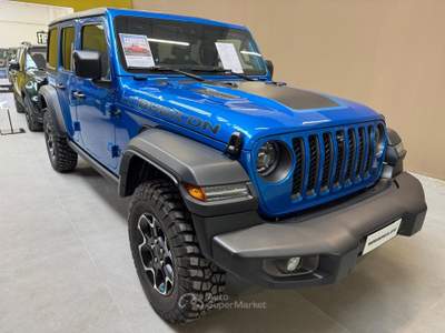 Jeep Wrangler  unlimited 2.0 atx phev rubicon 4xe auto Blu/Azzurro usata Biella