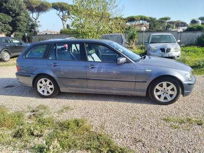 BMW Serie 3 320d d turbodiesel cat Touring Eletta Grigio usata Roma