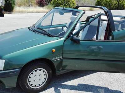 Peugeot 205 cat Cabriolet Roland Garros Verde usata Modica