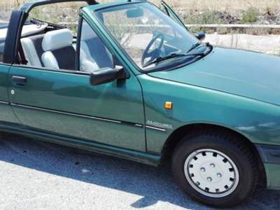 Peugeot 205 cat Cabriolet Roland Garros Verde usata Modica