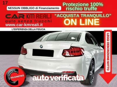 BMW Serie 2 218i i Coupé Msport Bianco usata Orbassano