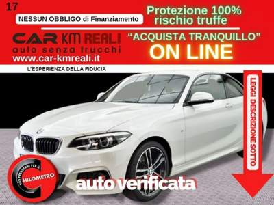 BMW Serie 2 218i i Coupé Msport Bianco usata Orbassano