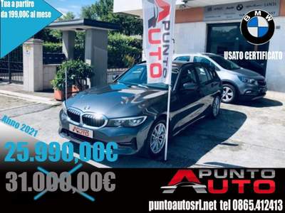 BMW Serie 3 318d d Touring 48V HYBRID LOUNGE Business Grigio usata Isernia