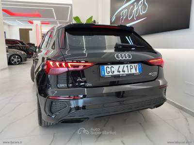 Audi A3 A3 SPB 40 TDI quattro S tr. Id. Black S-LINE Nero usata Cerignola