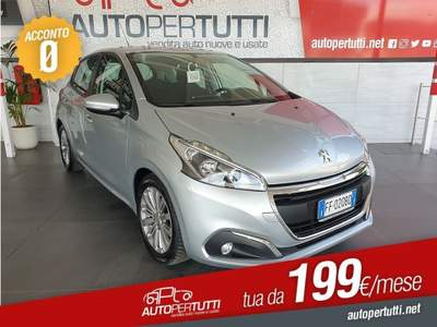 Peugeot 208 BlueHDi 75 5p Mix Argento usata Palermo