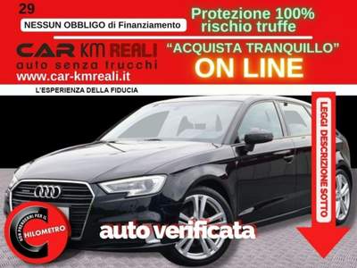 Audi A3 SPB 40 TFSI quattro S tronic Sport Nero usata Orbassano
