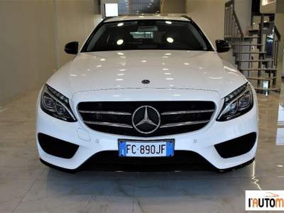 Mercedes-Benz Classe C C SW 220 d Premium Force 4matic auto Bianco usata Aci Catena
