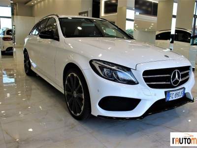 Mercedes-Benz Classe C C SW 220 d Premium Force 4matic auto Bianco usata Aci Catena