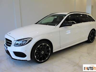 Mercedes-Benz Classe C C SW 220 d Premium Force 4matic auto Bianco usata Aci Catena