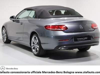 Mercedes-Benz Classe C d 4Matic Auto Cabrio Sport Navi Grigio usata Bologna