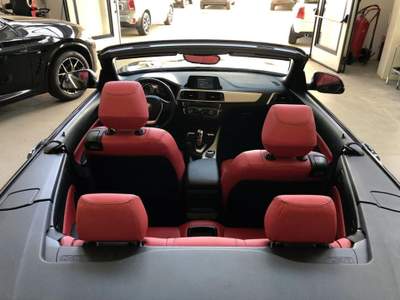 BMW Serie 2 220i i Cabrio Advantage aut. Nero usata Gambellara