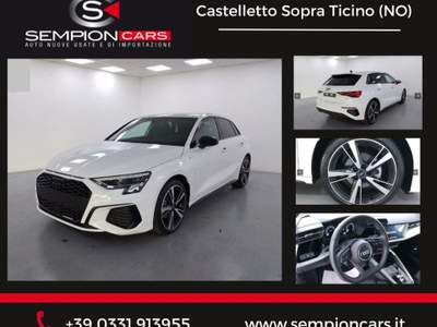 Audi A3 35 2.0 tdi S line Edition s-tronic PRONTA Consegna Bianco usata Castelletto Sopra Ticino