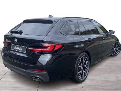 BMW Serie 5 520d d 48V xDrive Touring Msport Nero usata Bracciano