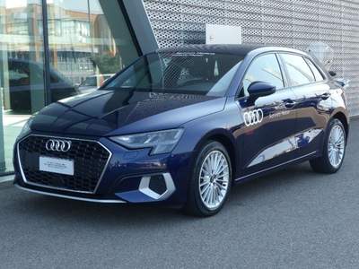 Audi A3 SPB 35 TFSI S tronic Business Advanced Blu/Azzurro usata Modena