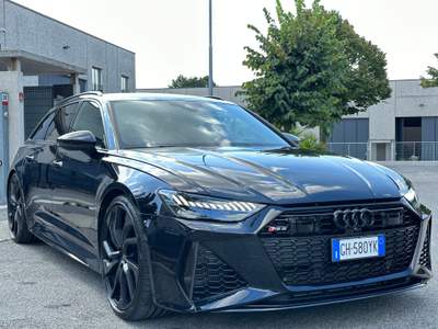 Audi RS 6 *km 19.000** SCARICO SOSP LASER 22 GANCIO!! Nero usata Mozzo