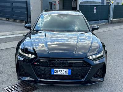 Audi RS 6 *km 19.000** SCARICO SOSP LASER 22 GANCIO!! Nero usata Mozzo